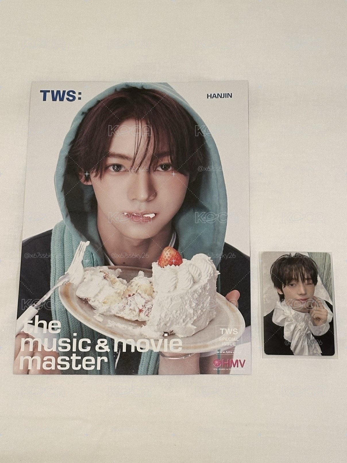 tws mini5 HMV 特典+海報 韓振一套