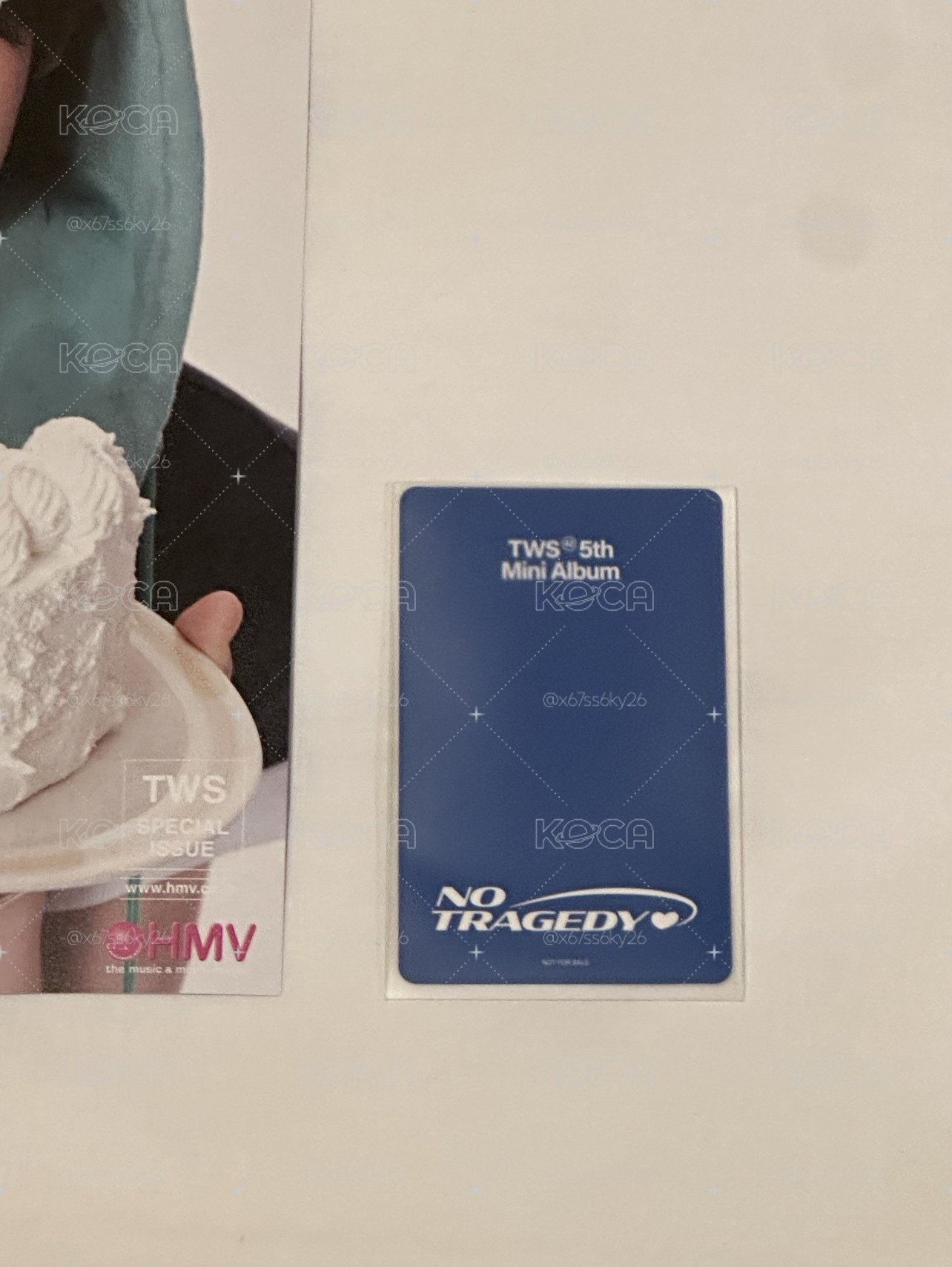 tws mini5 HMV 特典+海報 韓振一套