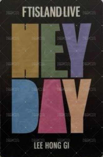 'HEY DAY' ASIA TOUR 隨機卡  背面