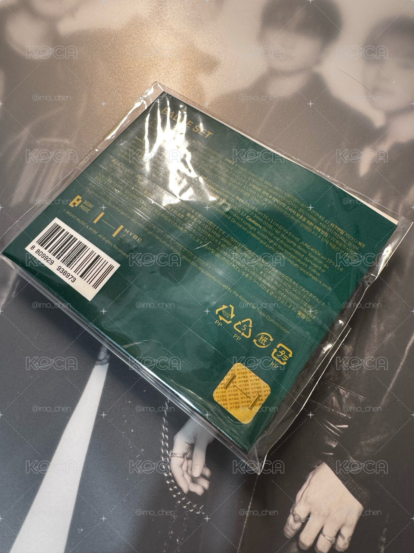 JUNGKOOK GOLDEN 徽章組