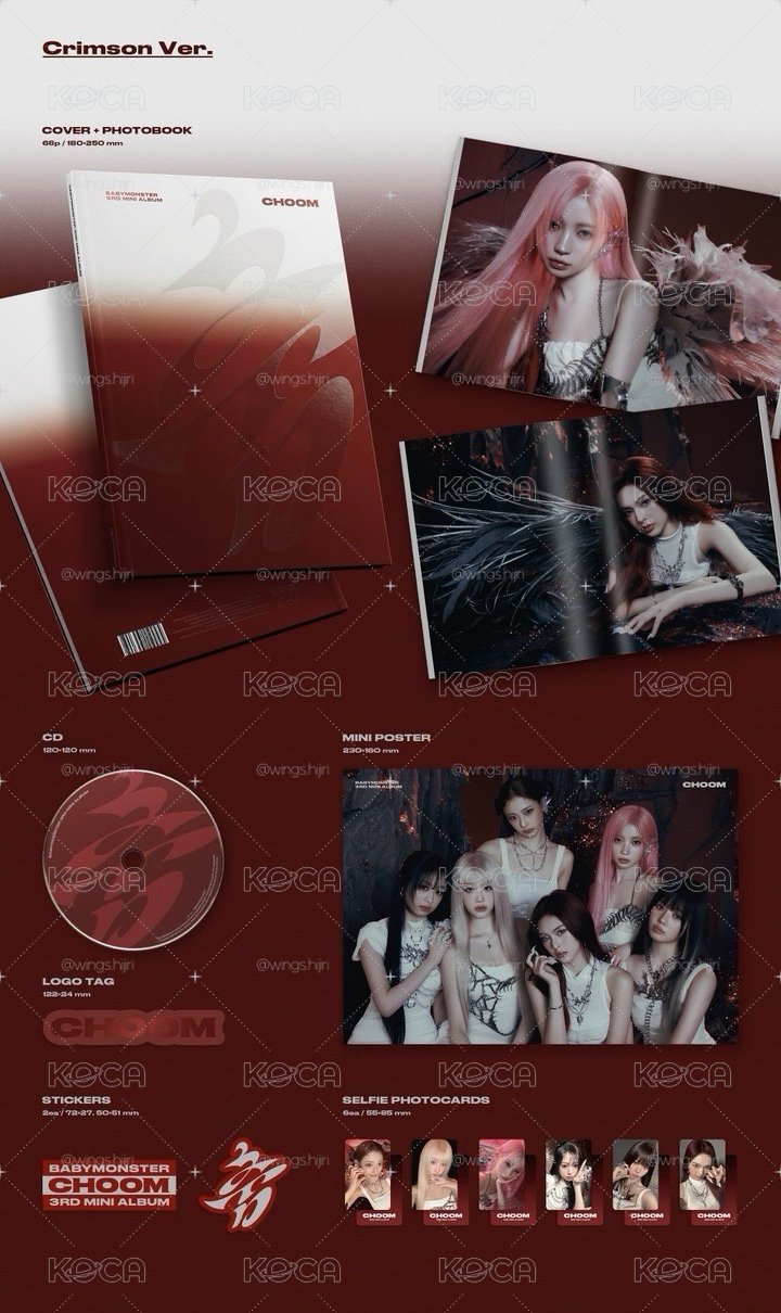 BABYMONSTER | 3rd MINI ALBUM [춤 (CHOOM)] |