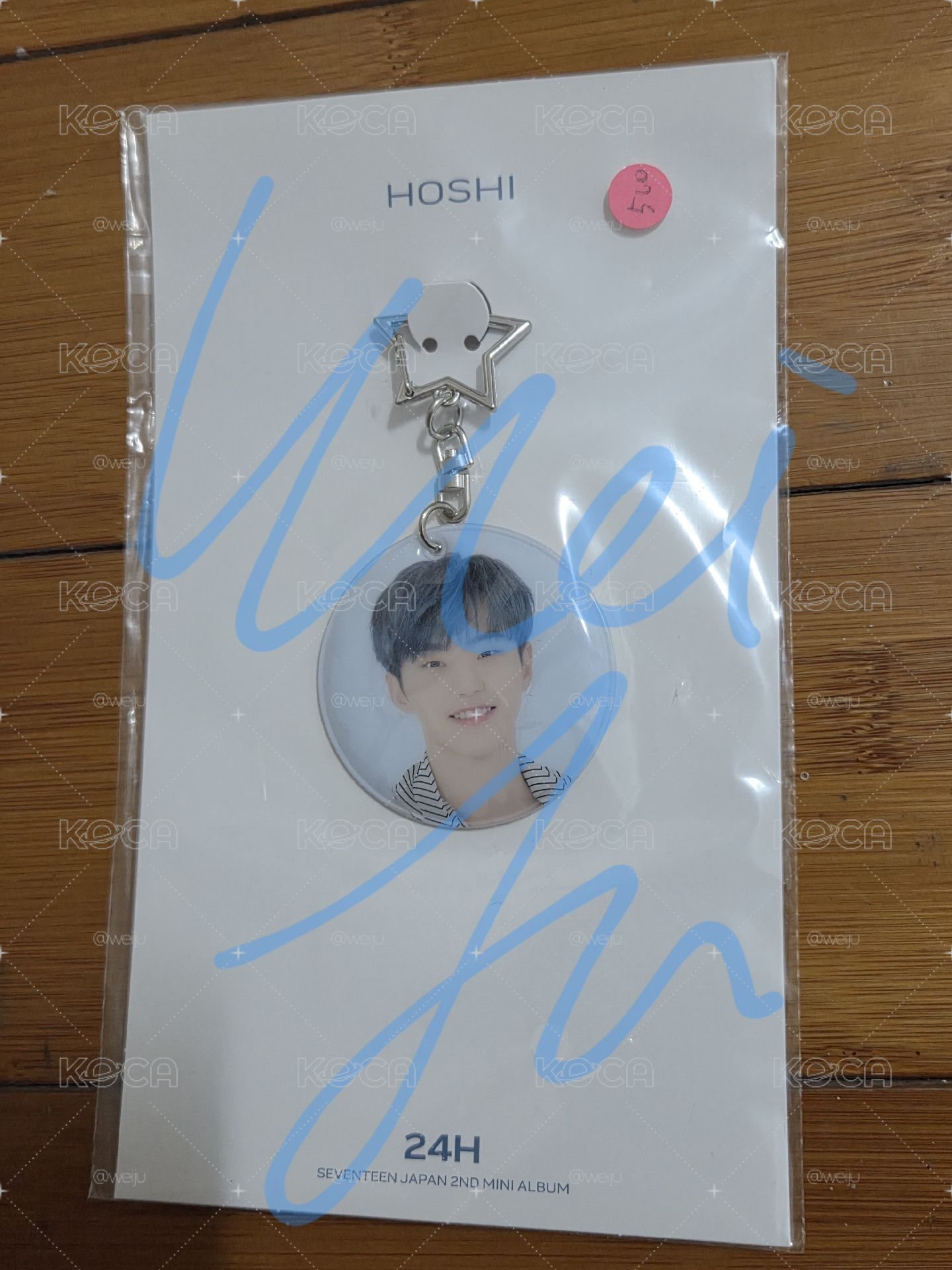 SVT 24H 周邊 星星鑰匙圈吊飾 HOSHI WONWOO THE8