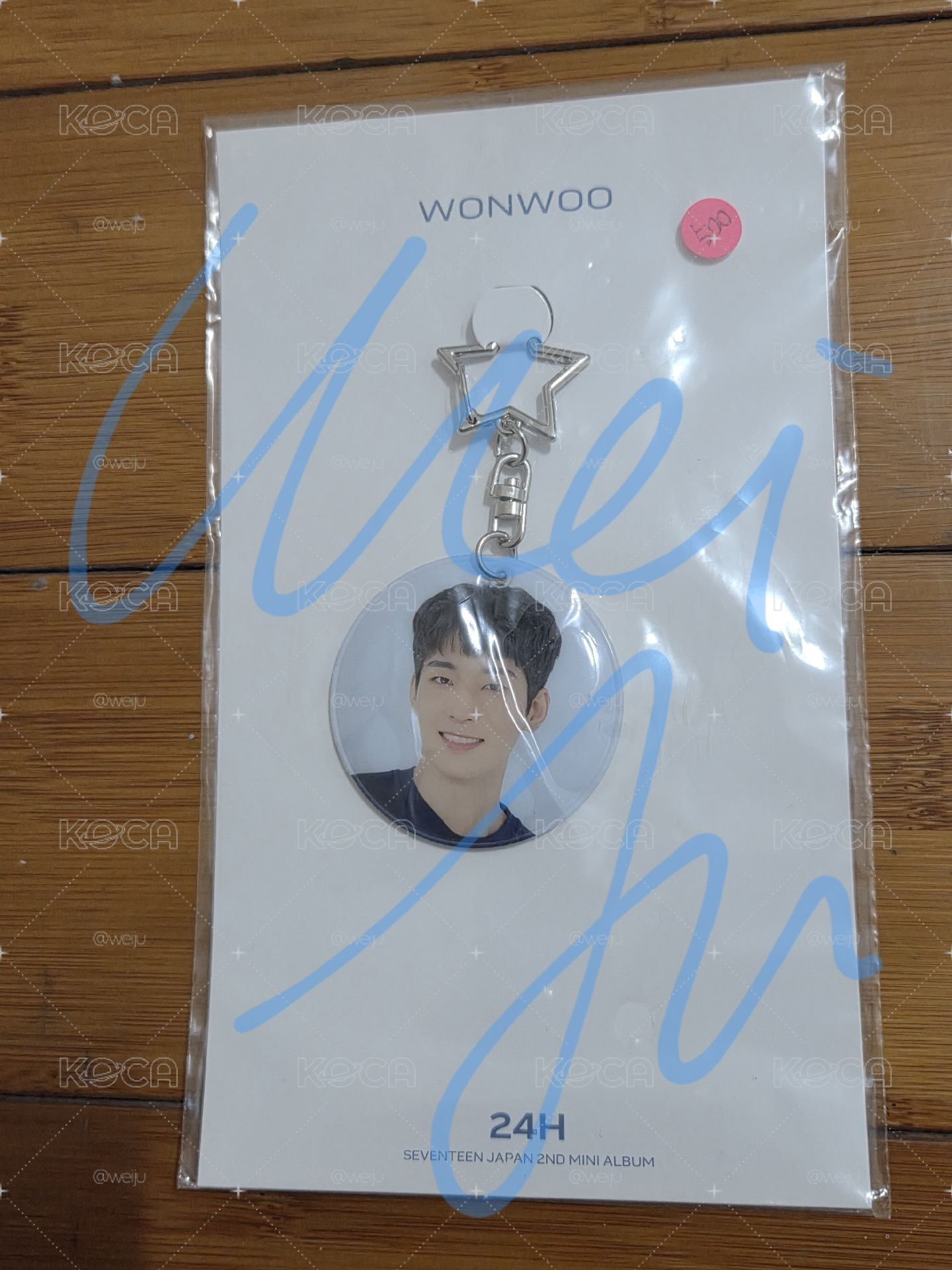 SVT 24H 周邊 星星鑰匙圈吊飾 HOSHI WONWOO THE8