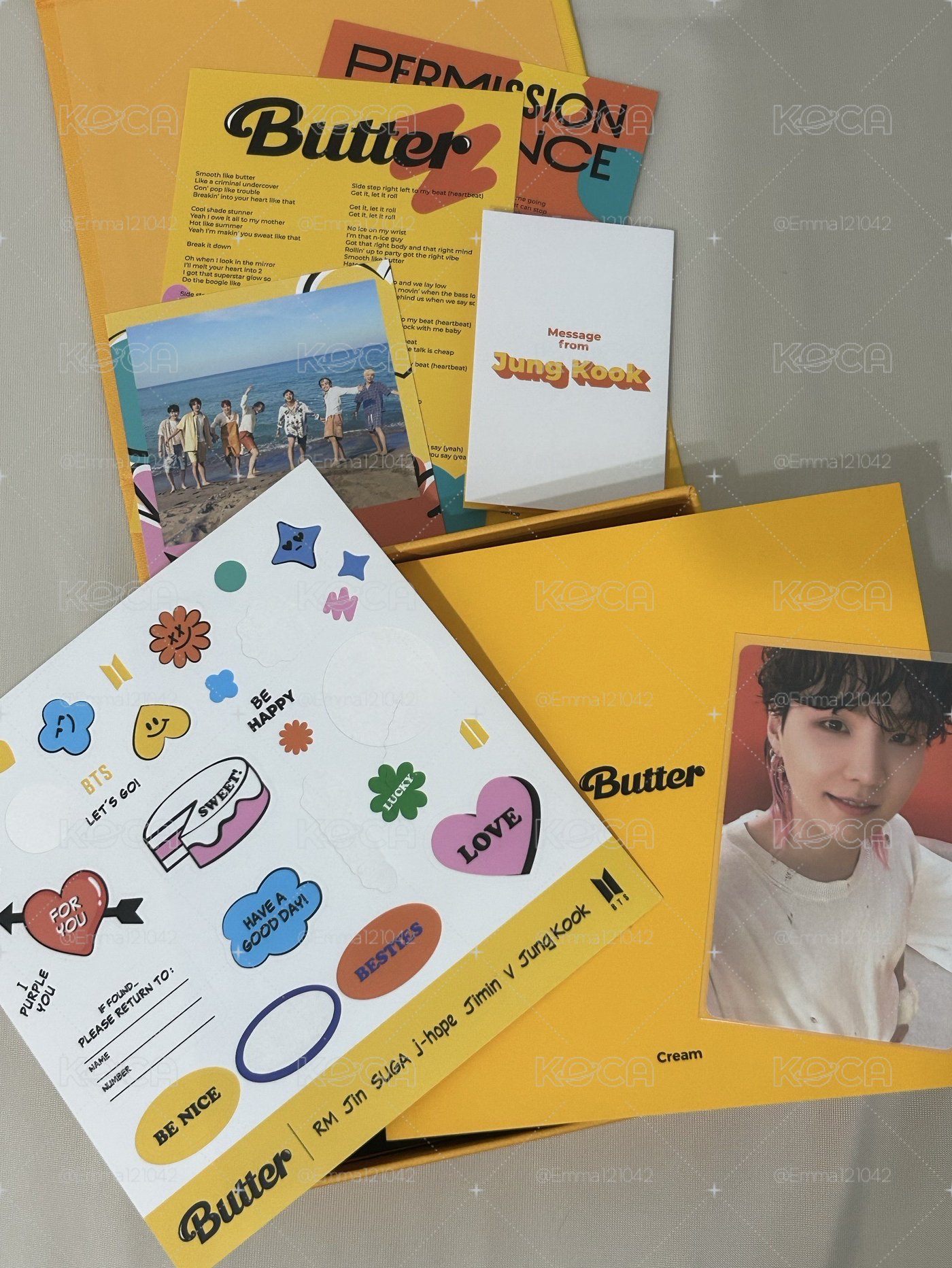 BTS butter