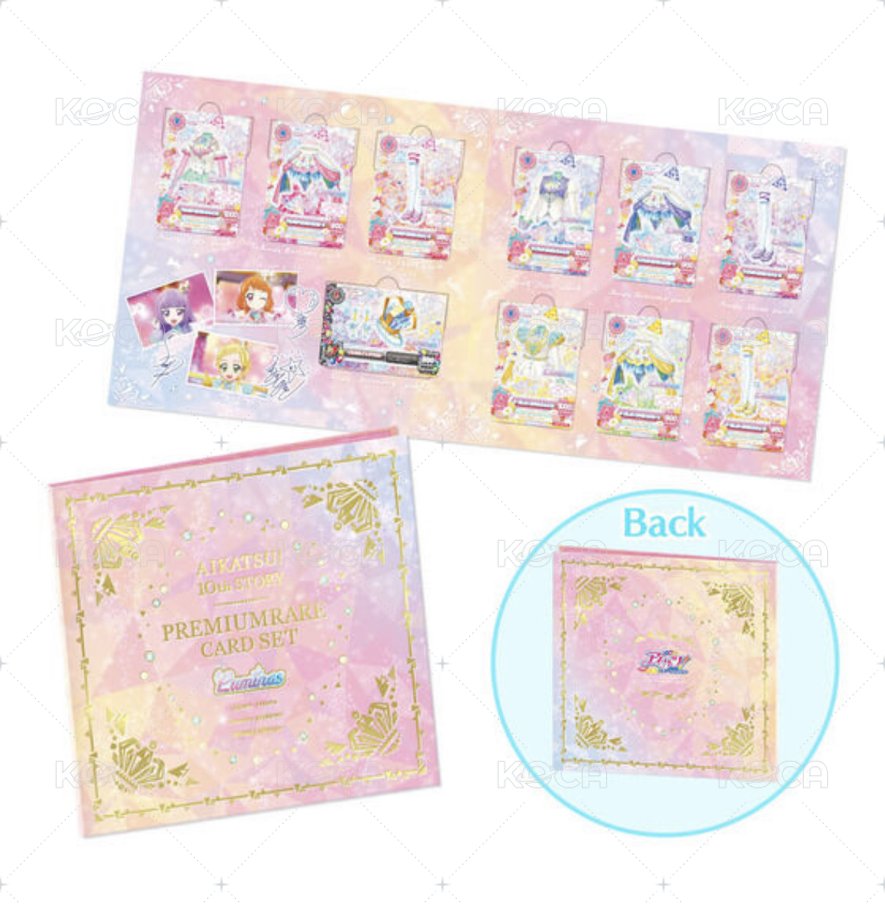 アイカツ！無人卡 遊戲卡 Luminas無人卡 背面