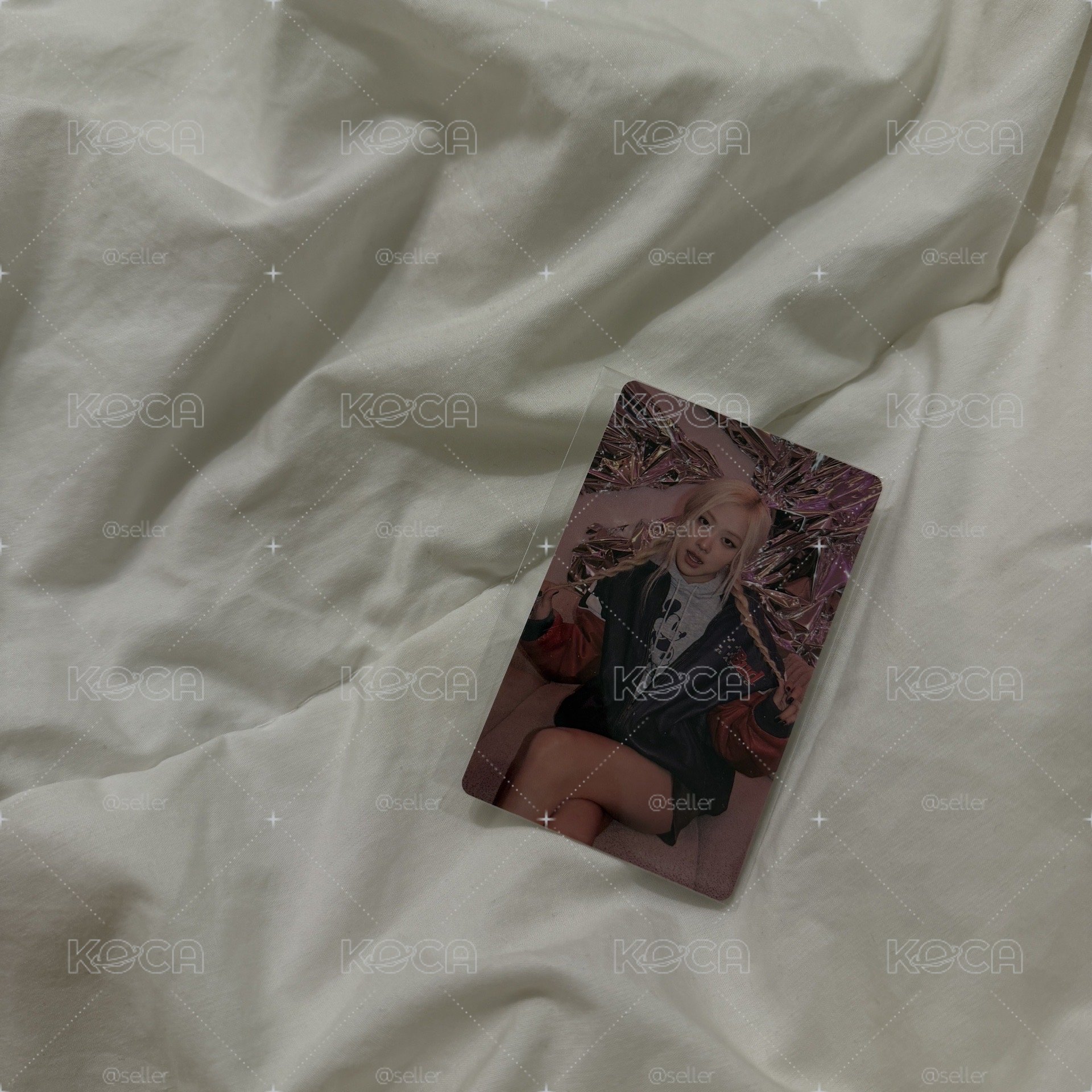 BLACKPINK Rosé tbl 線上特典卡 黑廠