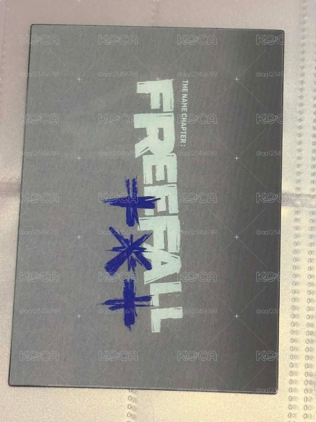 TXT正三特典 團體變化明信片