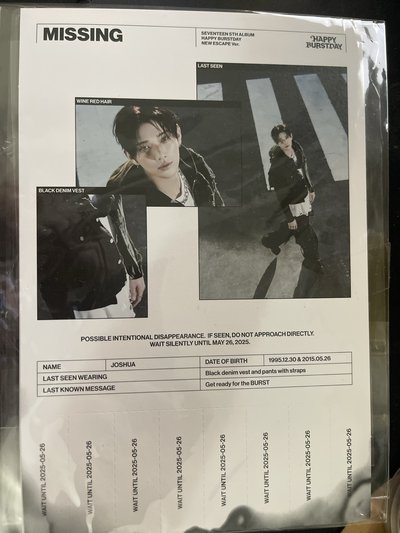 SVT  專輯 特典 