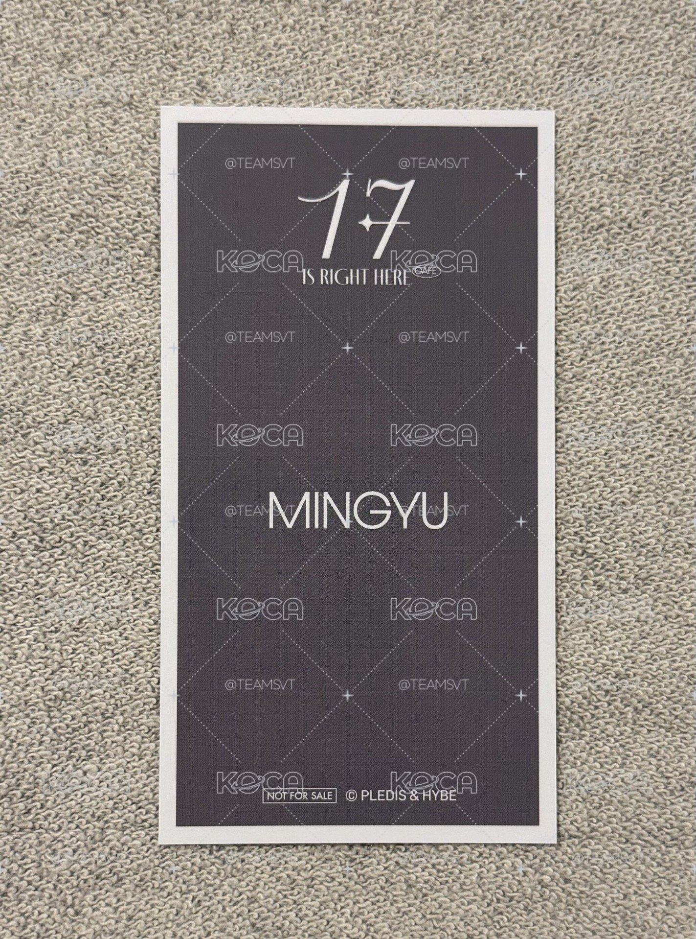 2024 SVT CAFE 入場特典 奎
