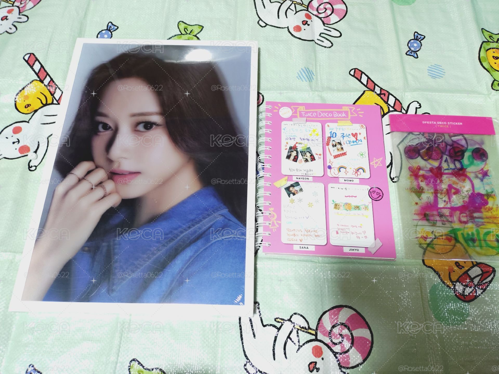 TWICE D'FESTA 子瑜封面寫真書 裝飾書+貼紙