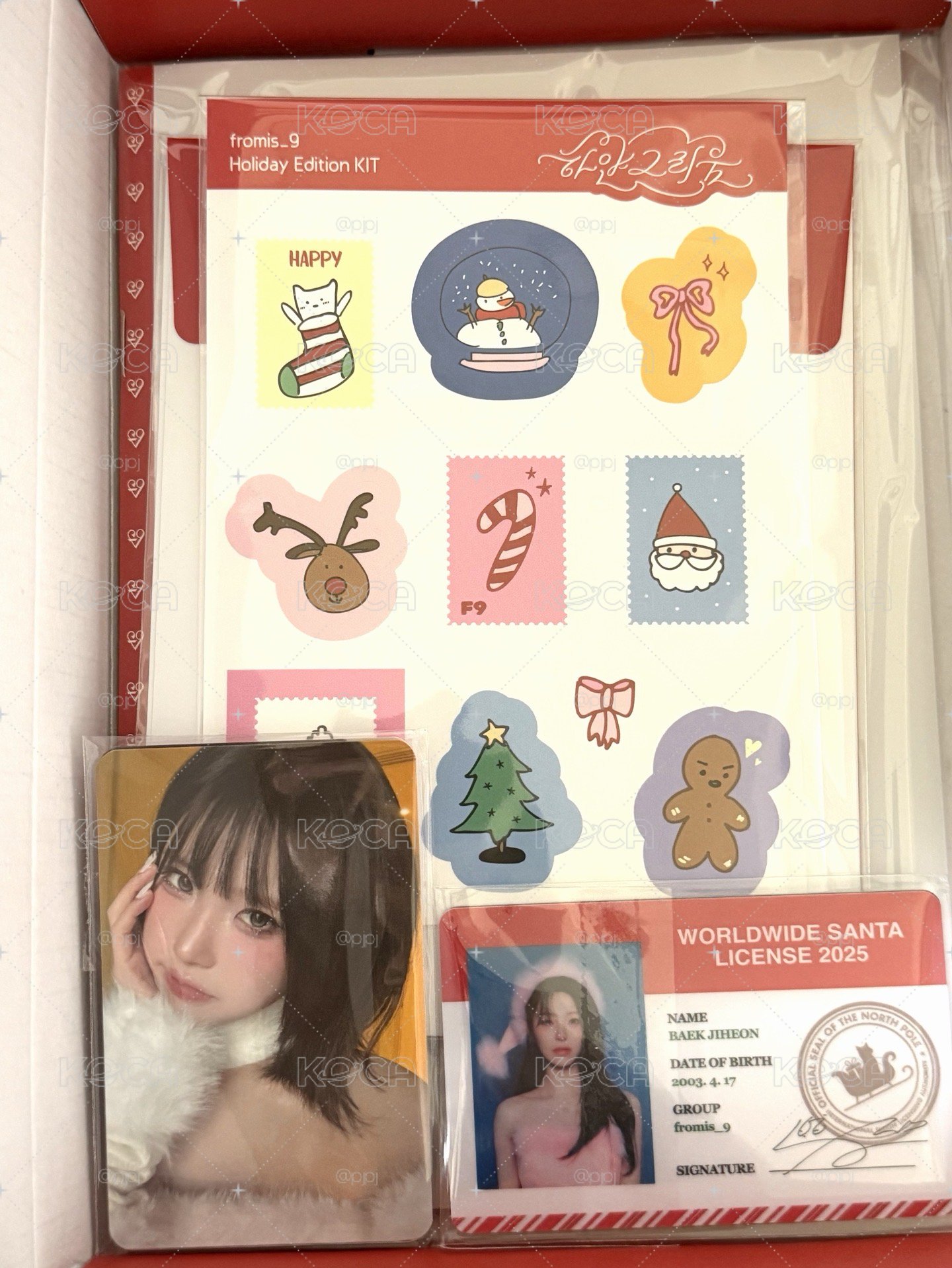 fromis_9 聖誕禮盒+年曆特典