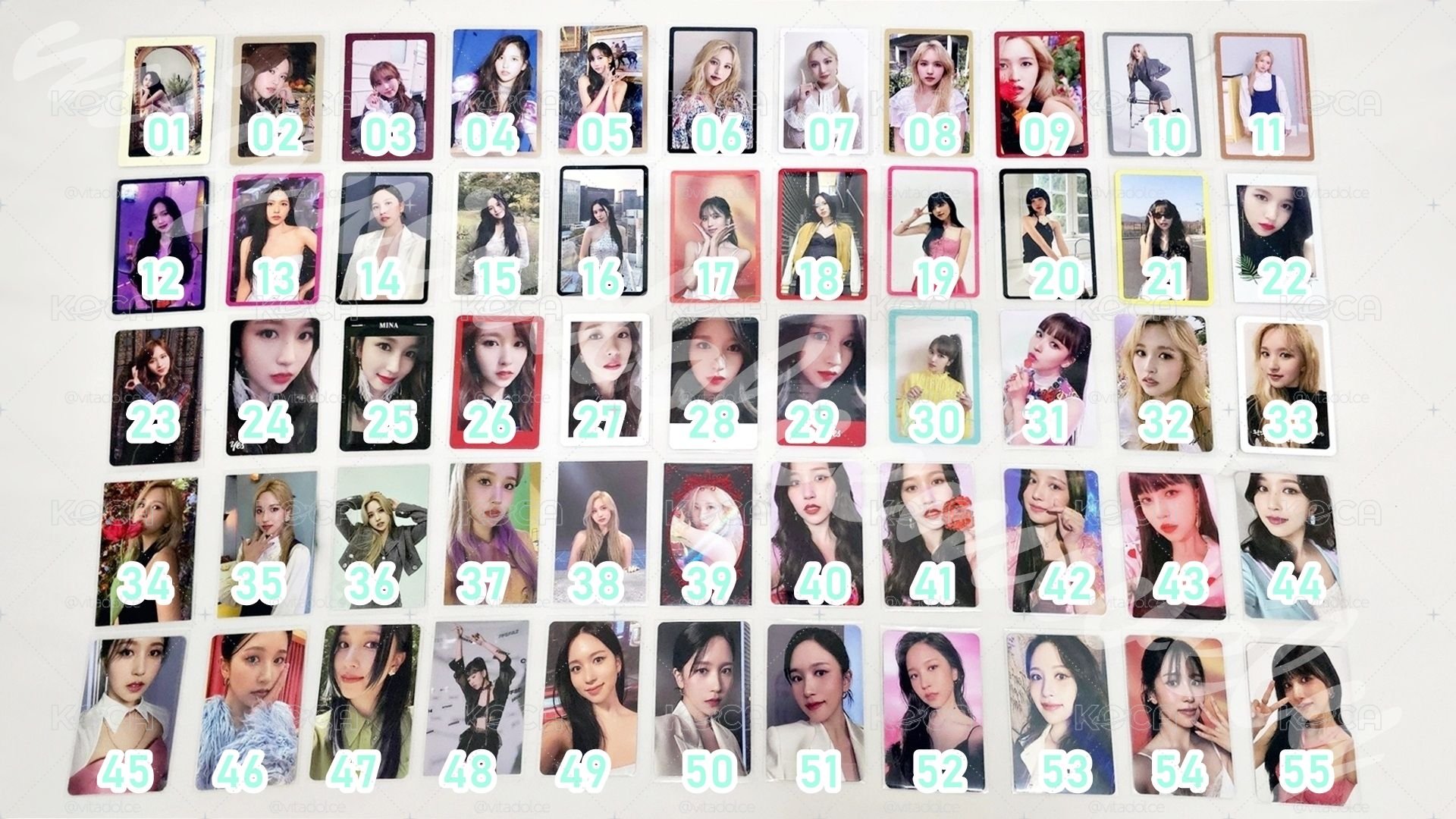 TWICE MINA SET C 名井南小卡C套組 🐧