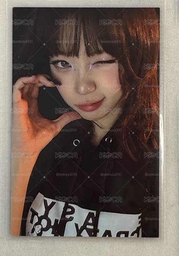 首爾安可 入場卡 臉頰可愛彩