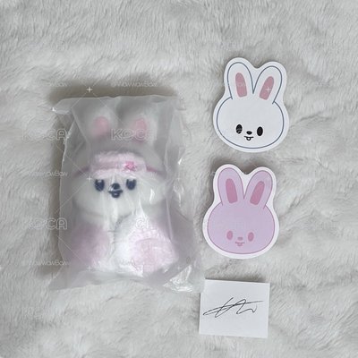 現貨速寄 Stray Kids 6th FM 吊娃 潦草娃 10CM眼罩娃 贈第一週第二週小動物及簽名紙花