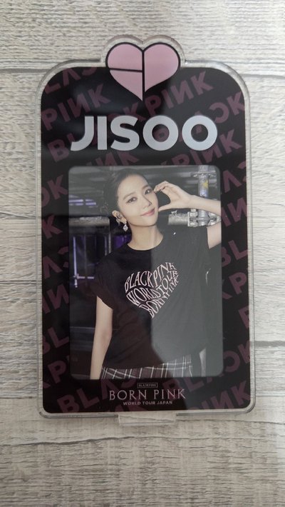 Blackpink Jisoo born pink立牌