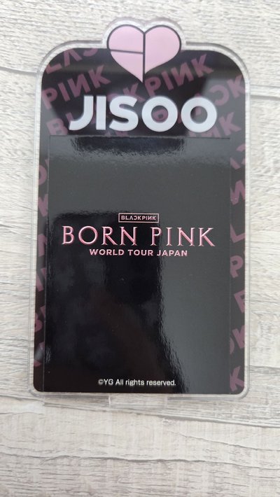Blackpink Jisoo born pink立牌