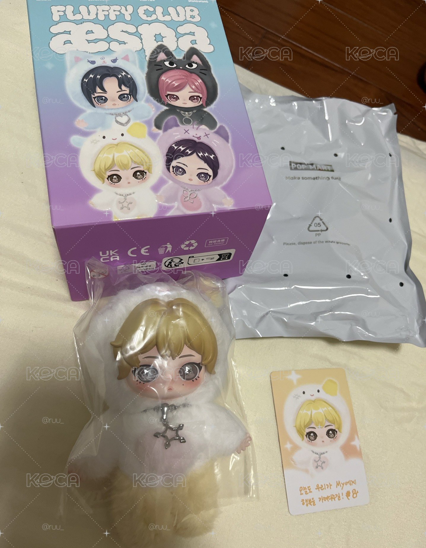 POP MART aespa聯名 冬娃