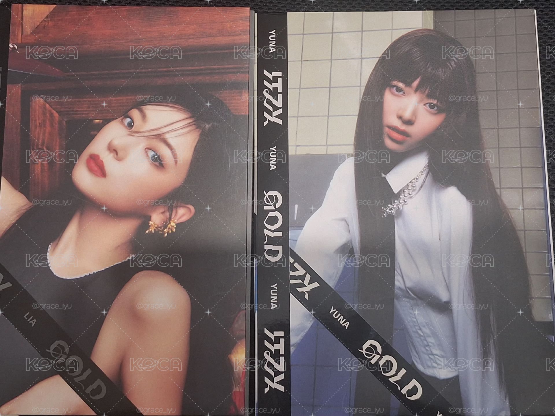 ITZY GOLD粒娜單封空專