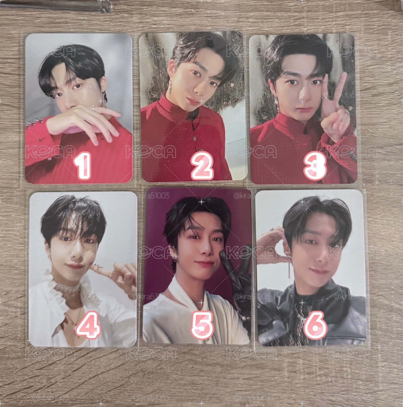 Monsta x 專輯卡 亨願