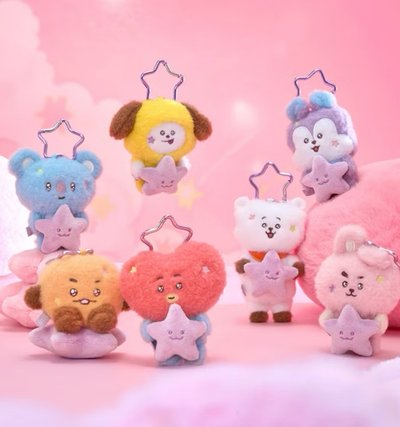現貨 BT21紫星之旅吊飾