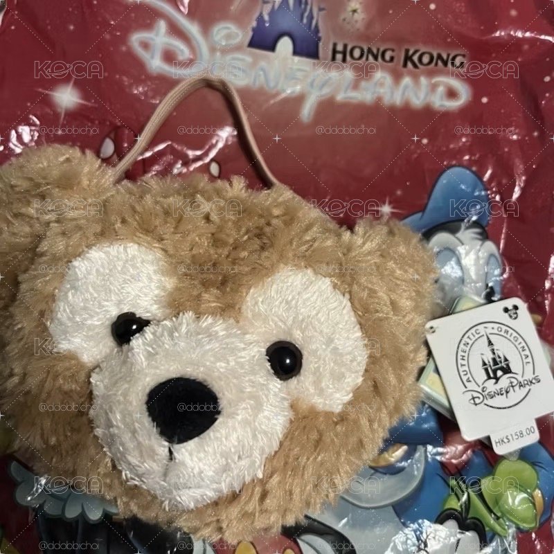🧸香港迪士尼 Duffy達菲熊 票卡夾掛頸包斜背包證件包零錢包