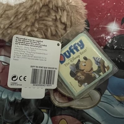 🧸香港迪士尼 Duffy達菲熊 票卡夾掛頸包斜背包證件包零錢包