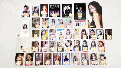 TWICE JIHYO SET 志效小卡周邊區 💛