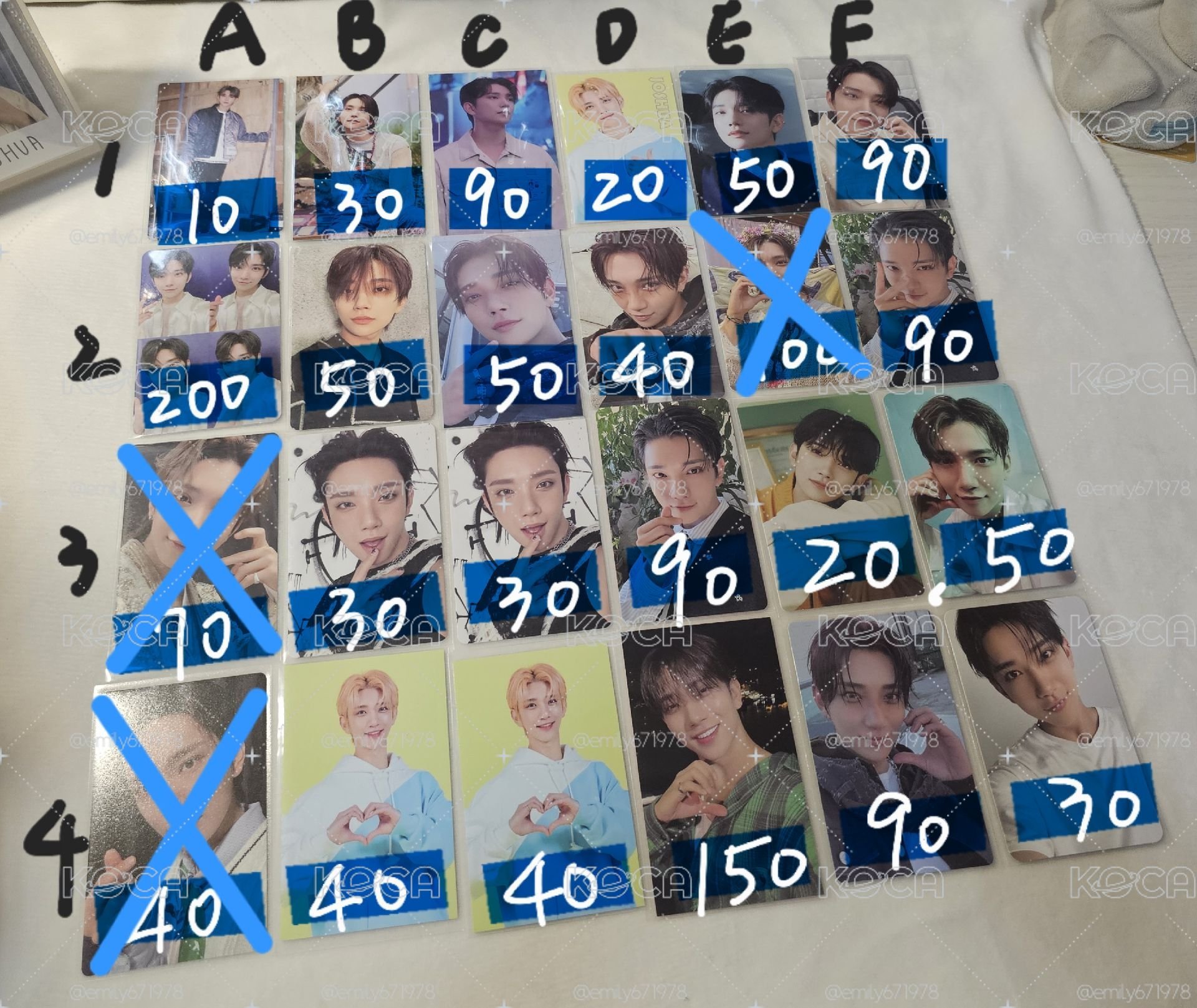SEVENTEEN小卡