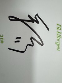 I'LL LIKE YOU 美版親簽明信片 明信片 