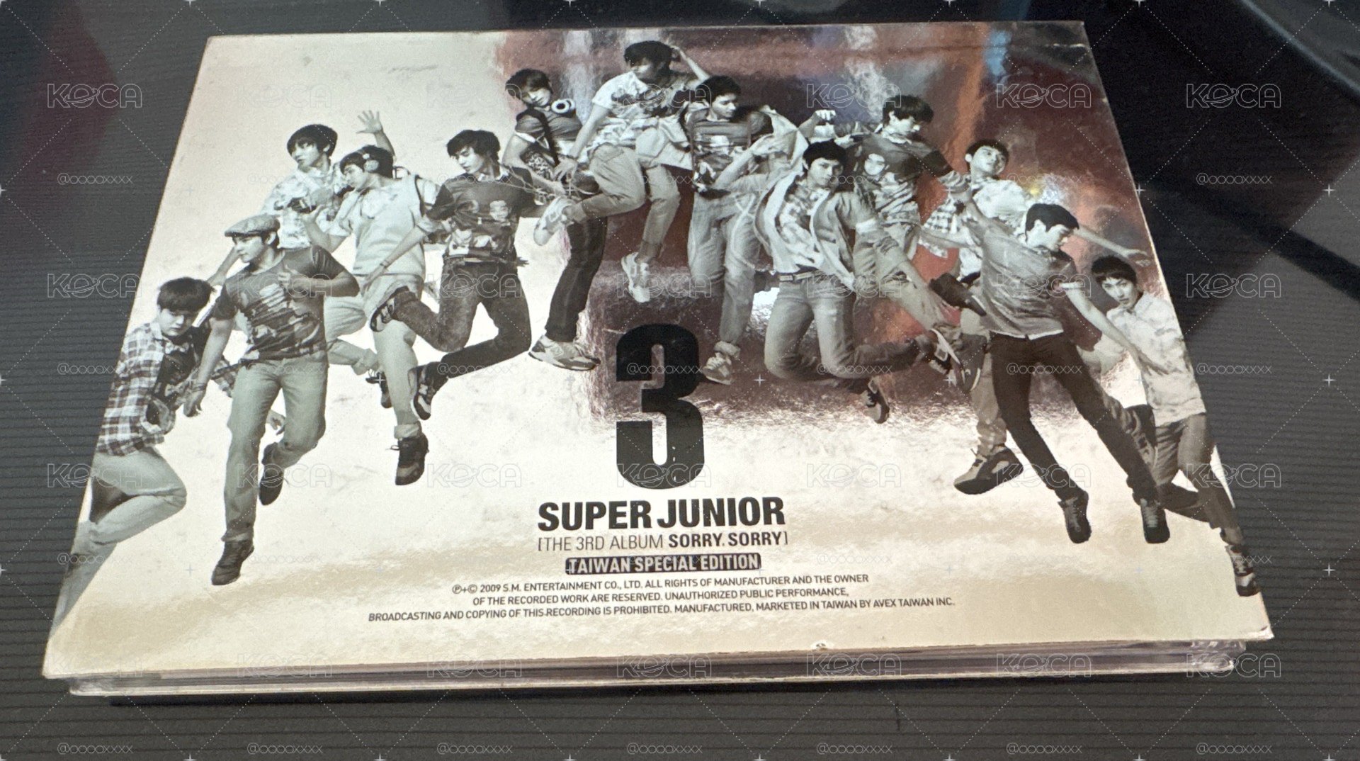 SJ SUPER JUNIOR 正規三 SORRY,SORRY 台壓版 CD DVD