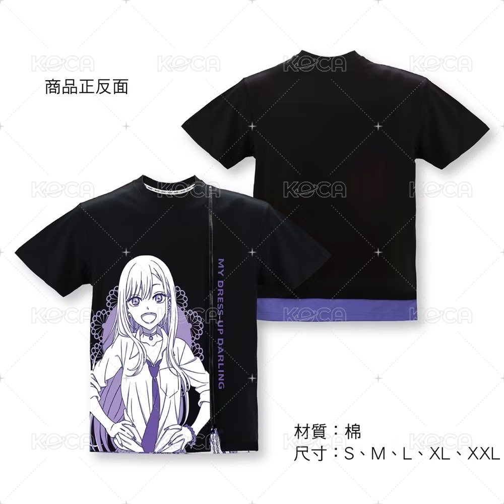 拉鍊T-shirt 海夢&黑江雫