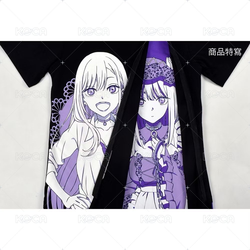 拉鍊T-shirt 海夢&黑江雫