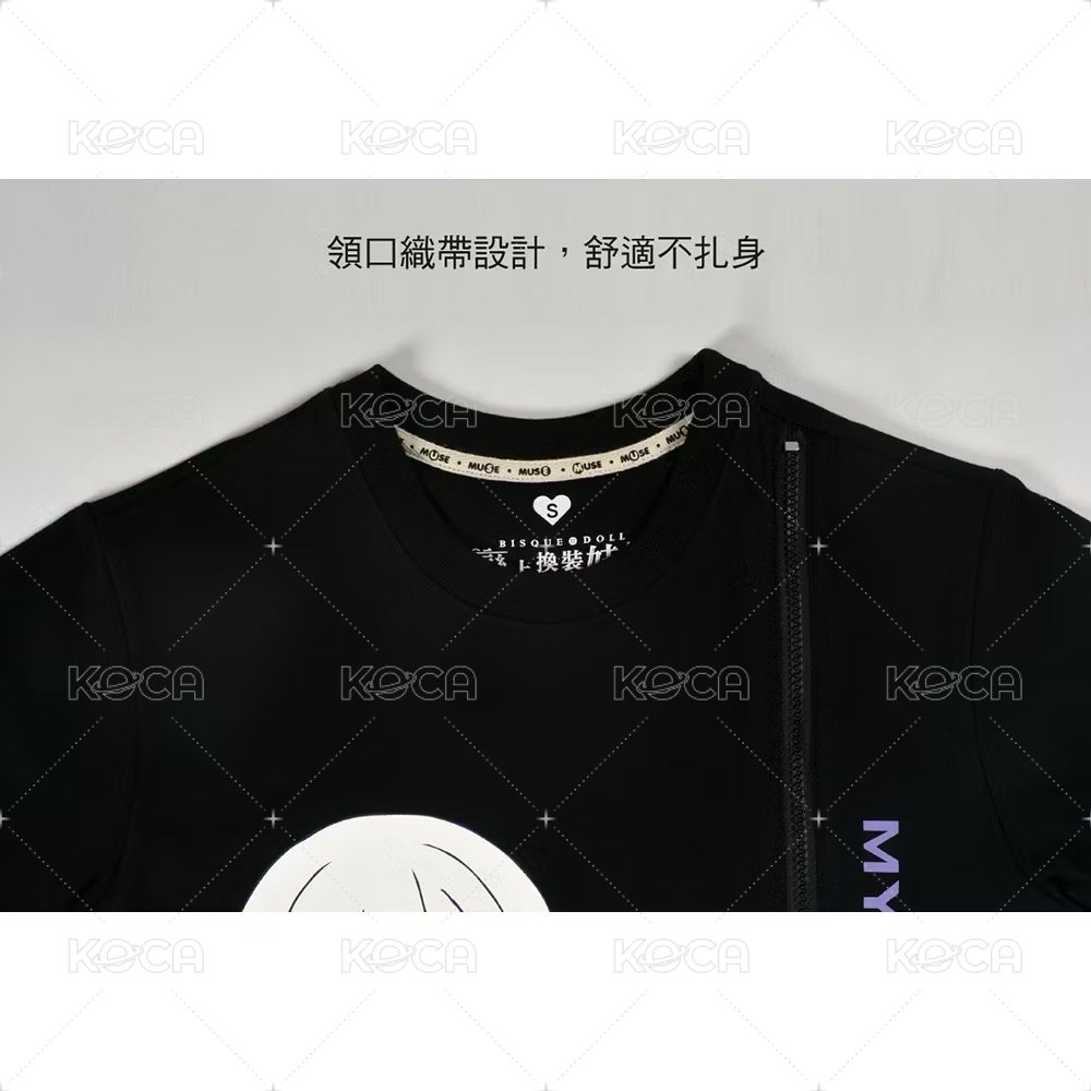 拉鍊T-shirt 海夢&黑江雫