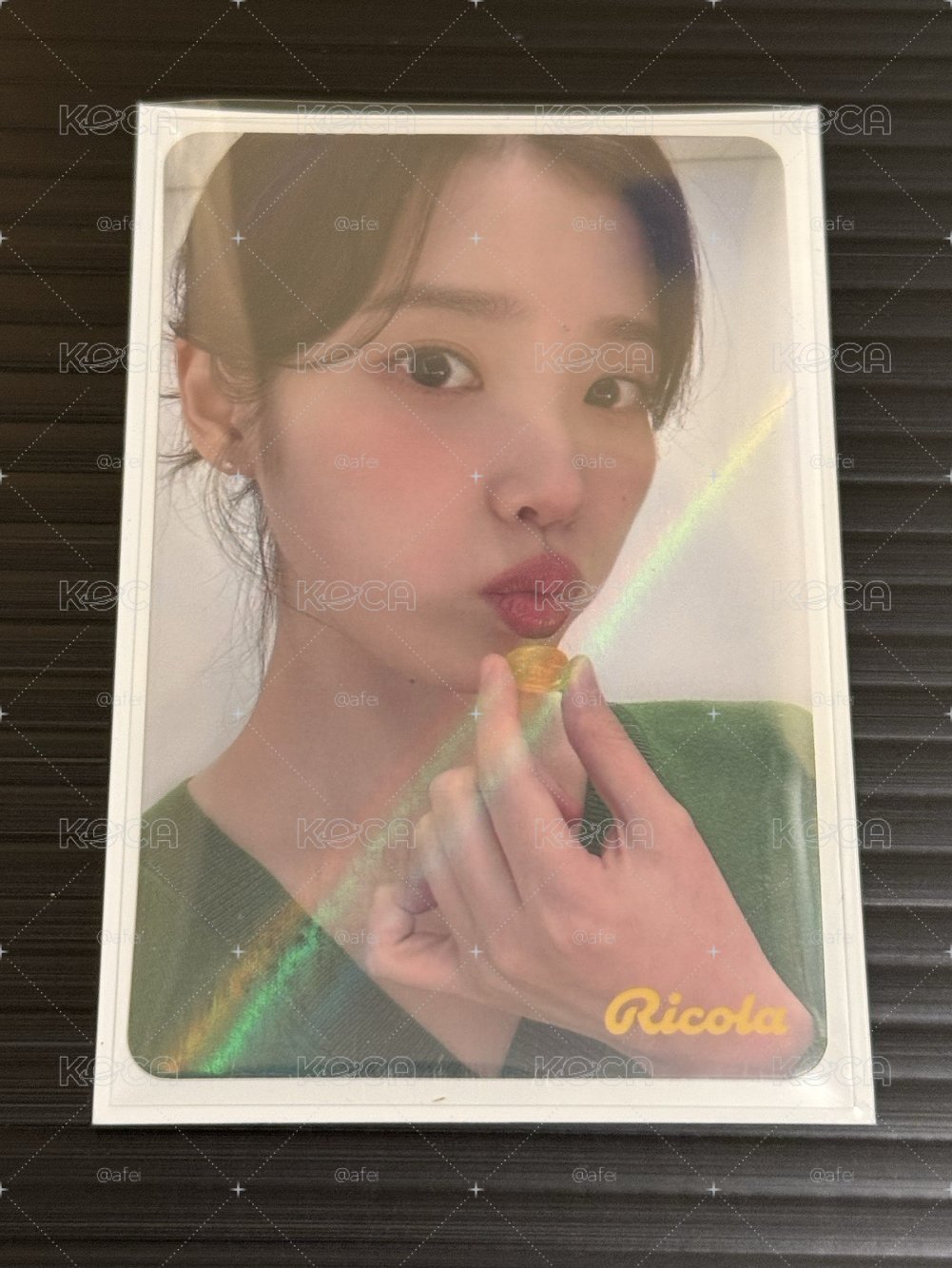 IU 利口樂 全家 小卡