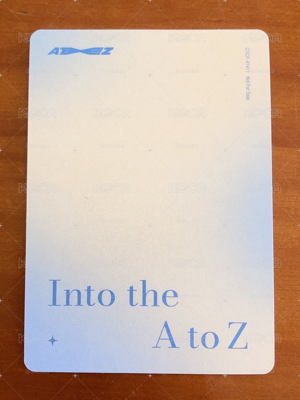 朴星化(專卡) 丁潤浩 鄭友榮 日專Into the A to Z FamilyMart 生寫真 
