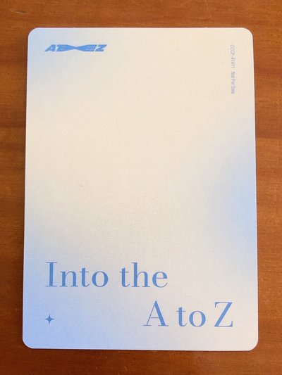 朴星化(專卡) 丁潤浩 鄭友榮 日專Into the A to Z FamilyMart 生寫真 