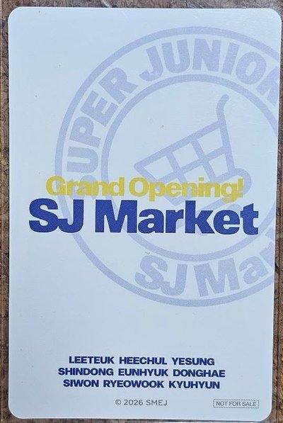 日本超市 SJ MARKET 滿額卡 利特