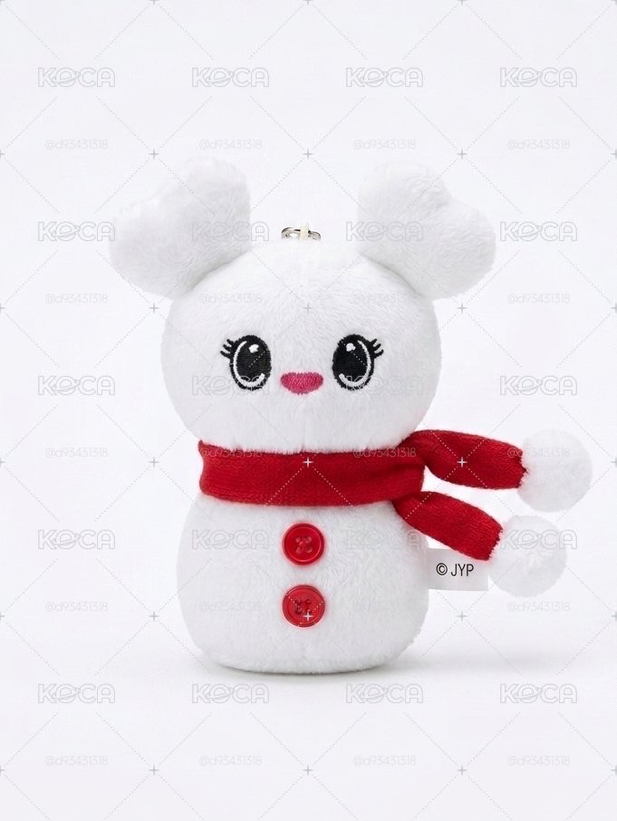  TWICE Lovely Plush Bag Charm 雪人毛絨吊飾