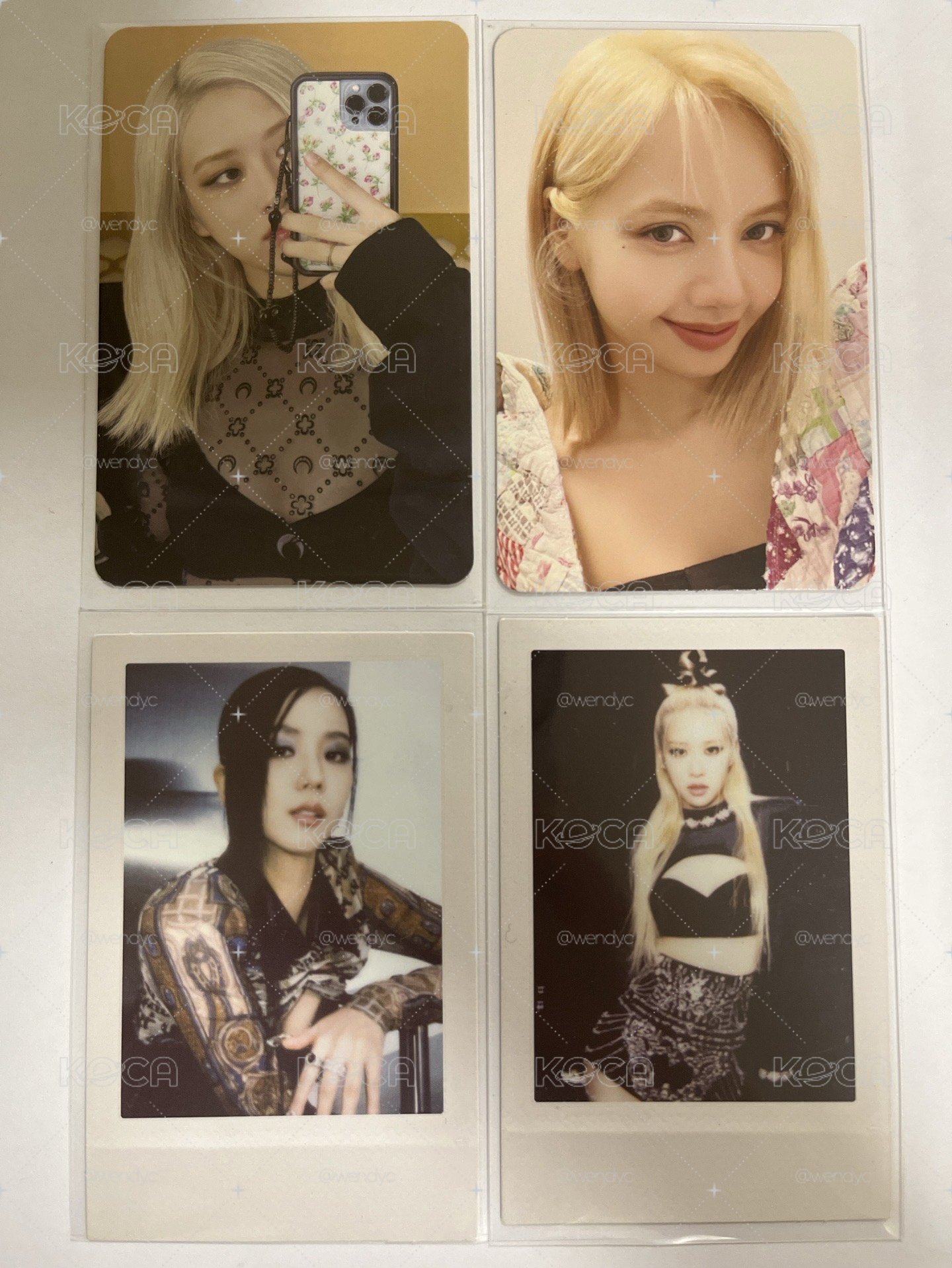 BLACKPINK小卡 *4