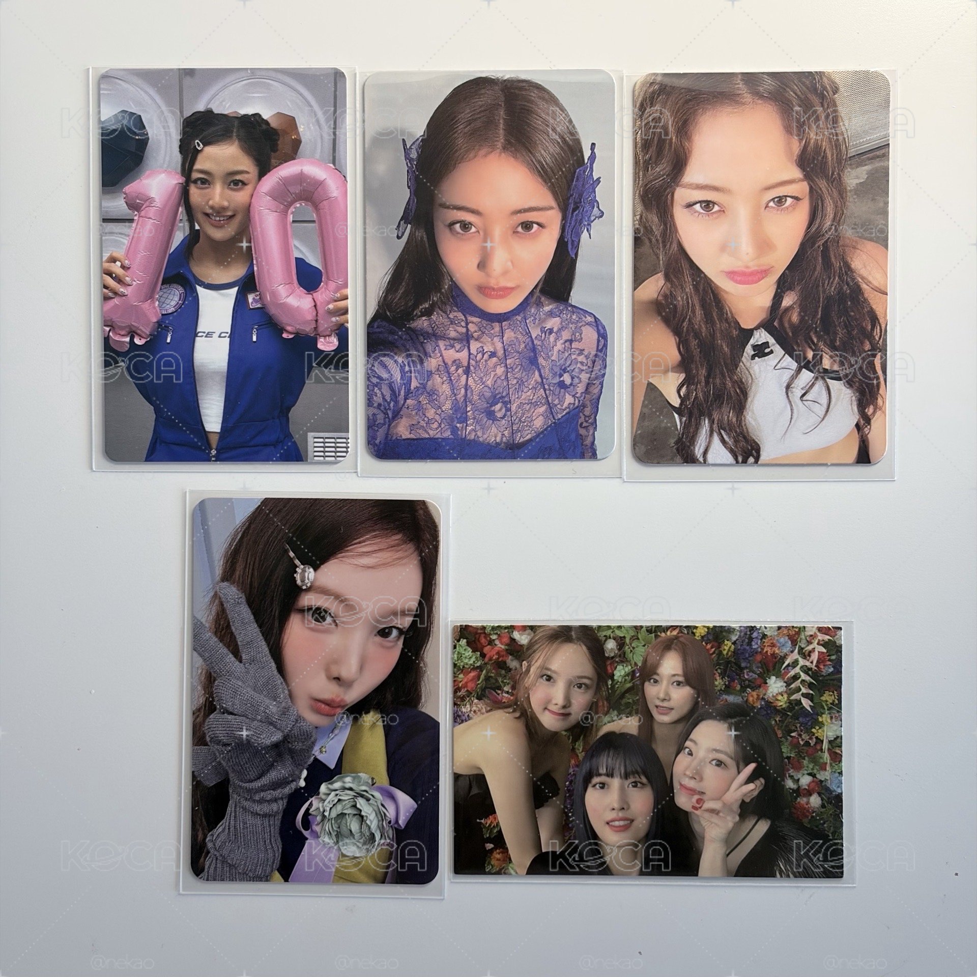 TWICE 志效 娜璉 多人 小卡