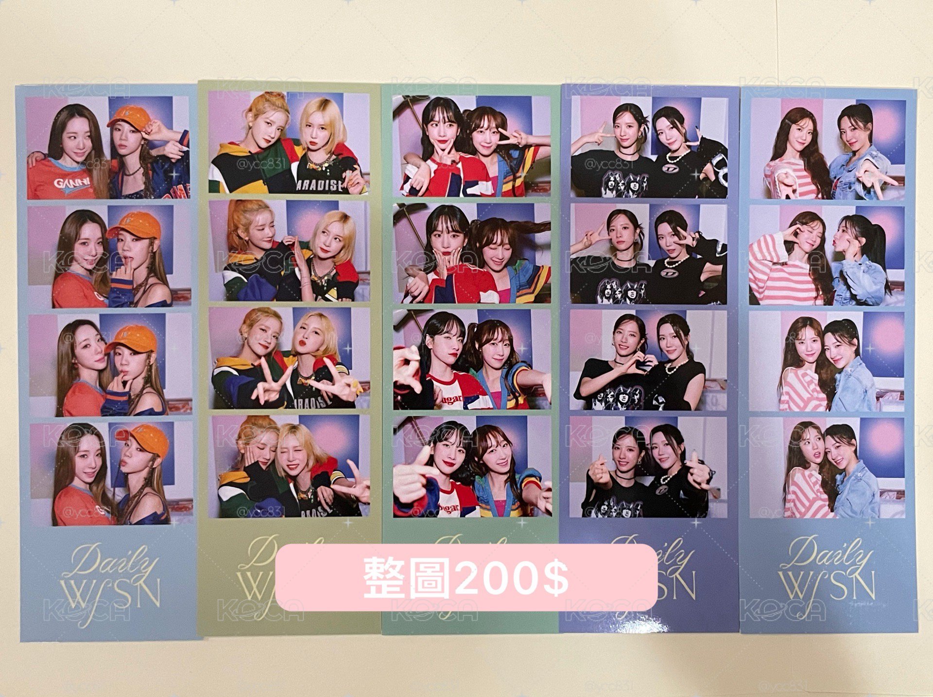 宇宙少女 WJSN DAILY PB 雙人四格卡