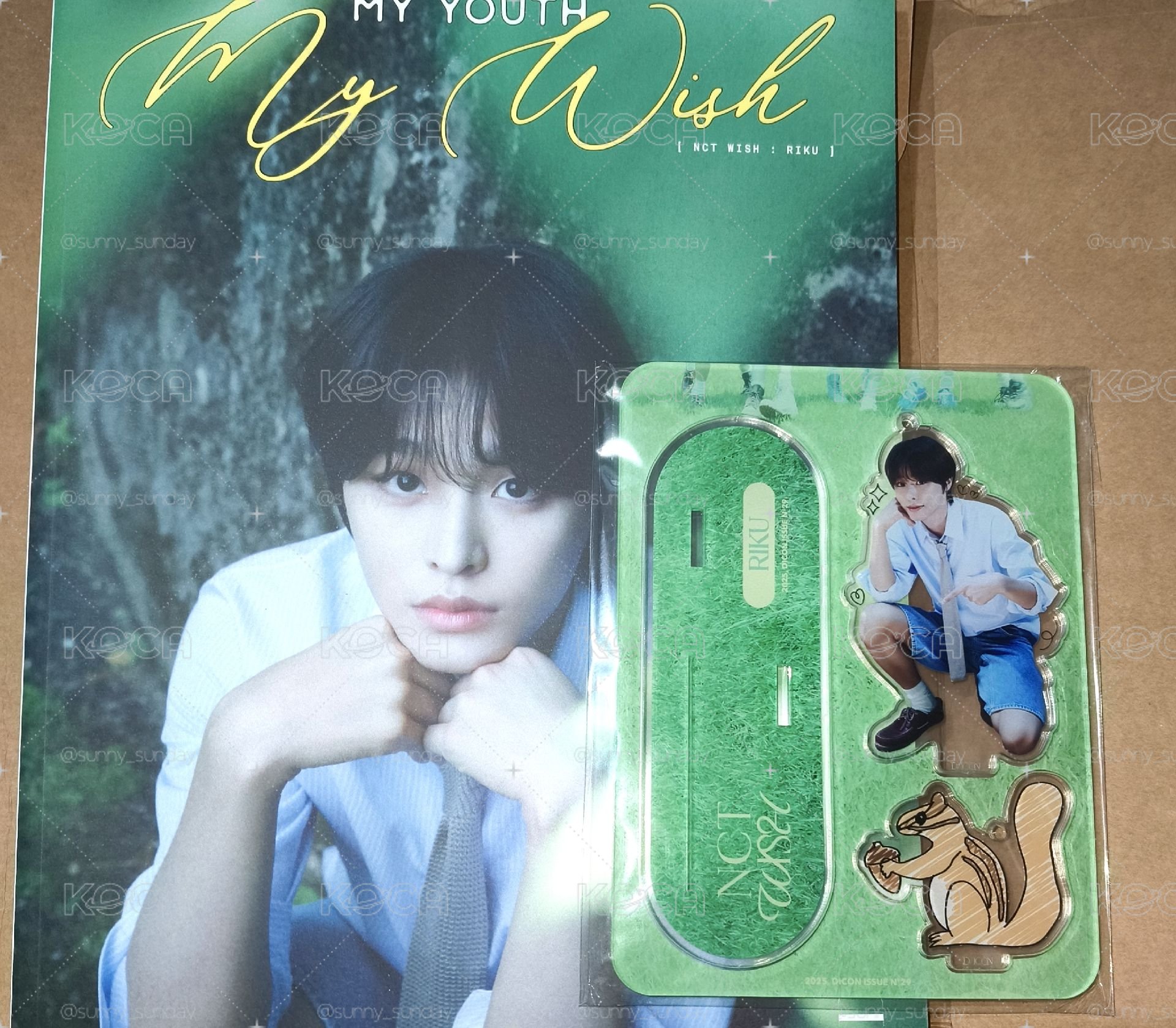 NCT WISH DICON寫真 立牌 Riku 前田陸