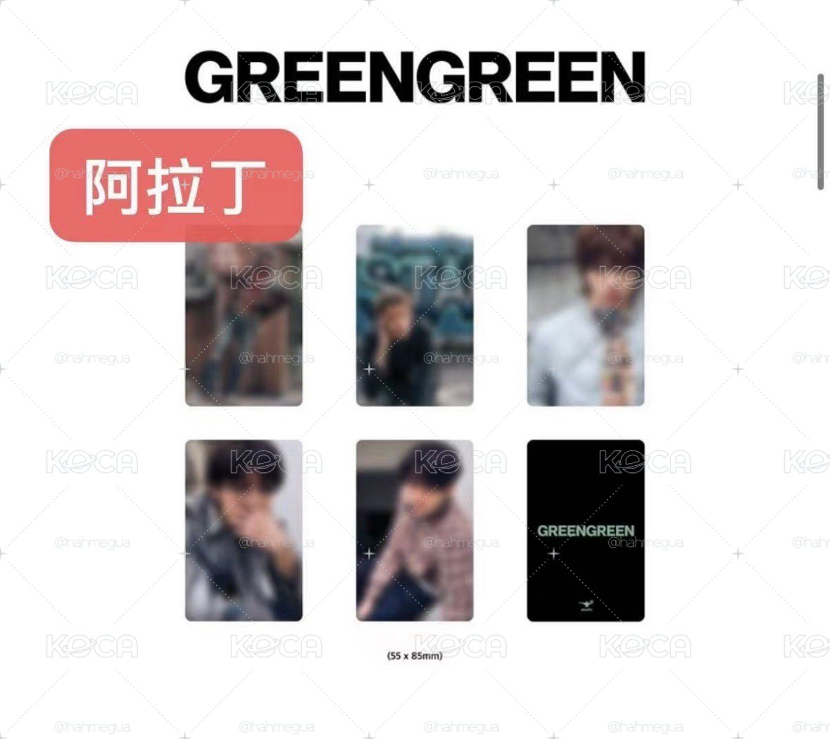 GREENGREEN 阿拉丁預售特典