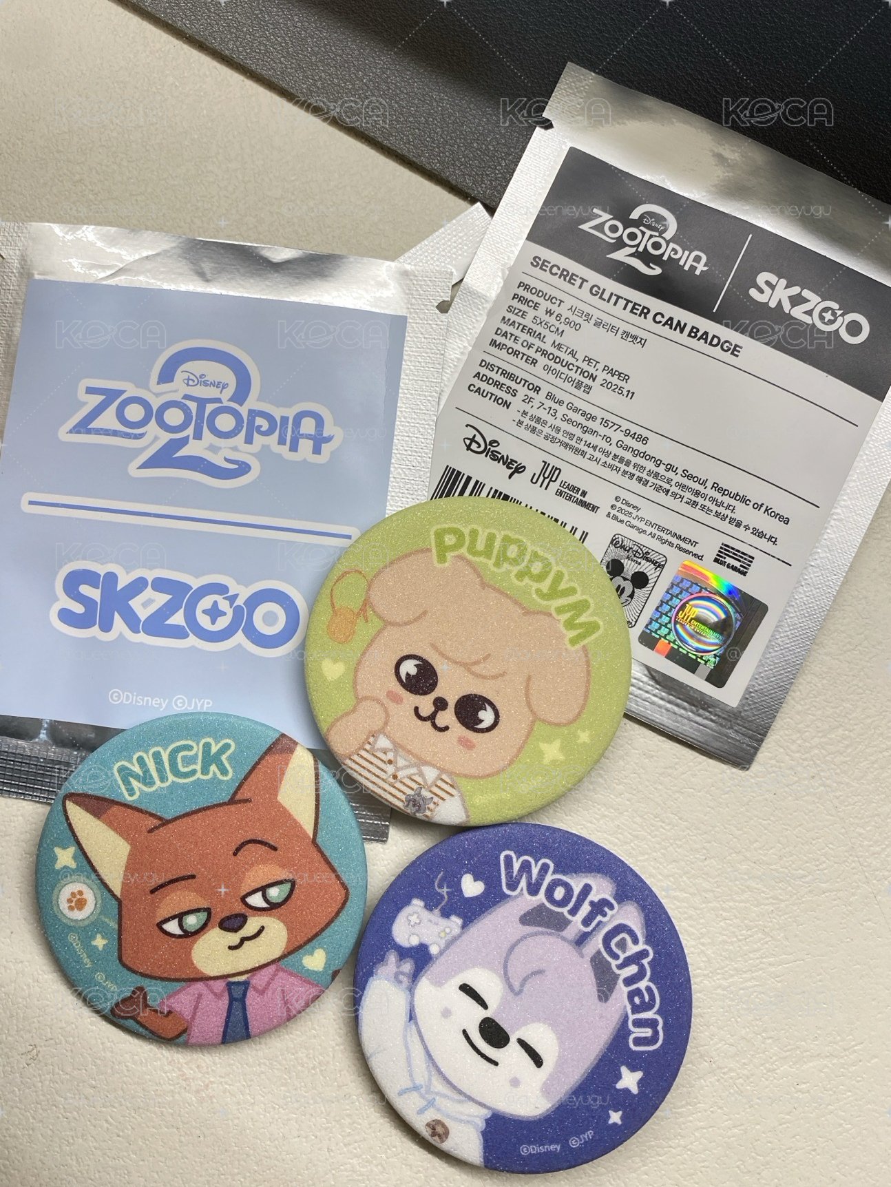 僅拆封未使用 現貨 默認廠損 STRAY KIDS SKZOO x ZOOTOPIA 2 燦 玟 尼克