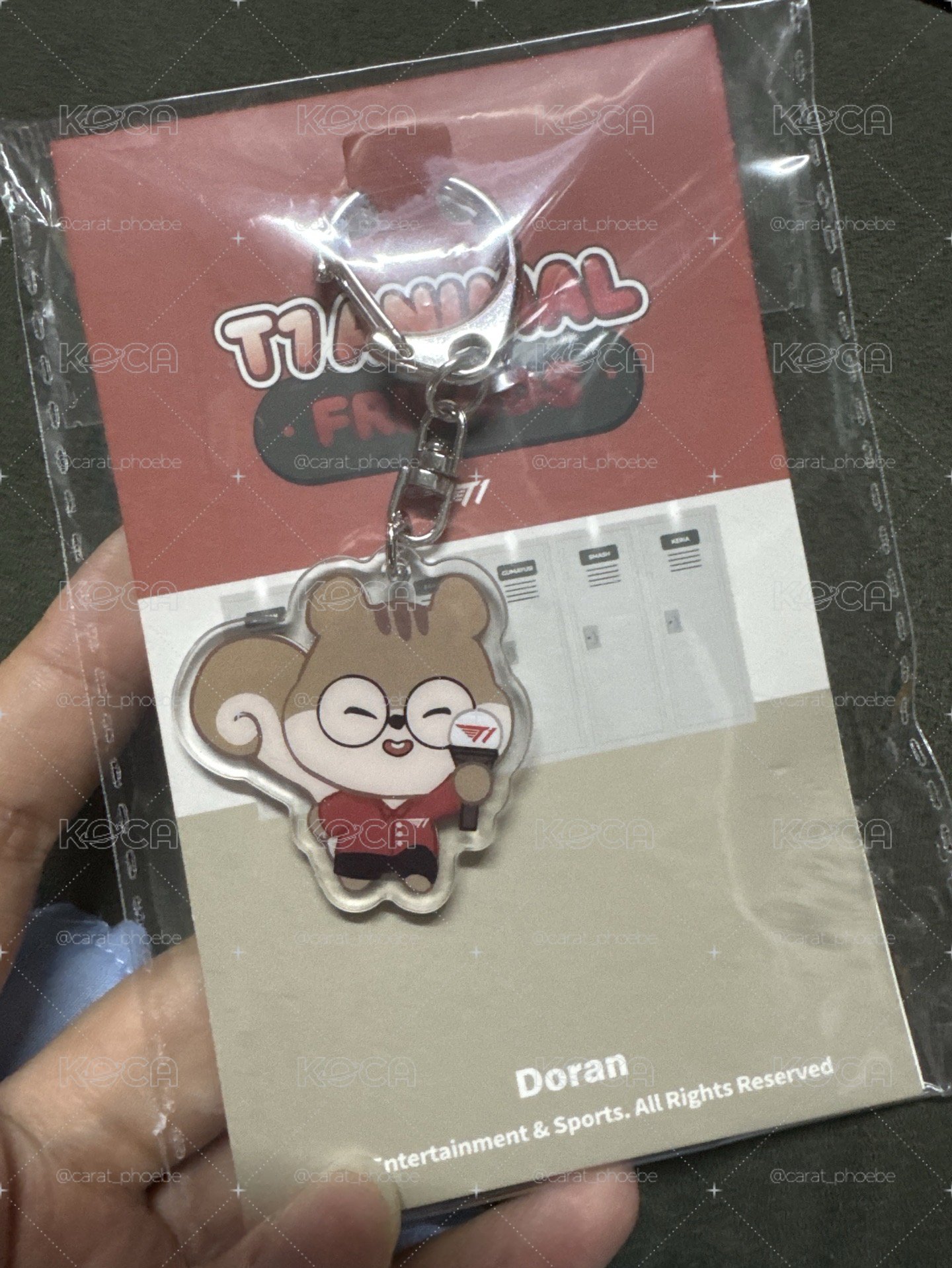 T1 Animal friend Doran鑰匙圈