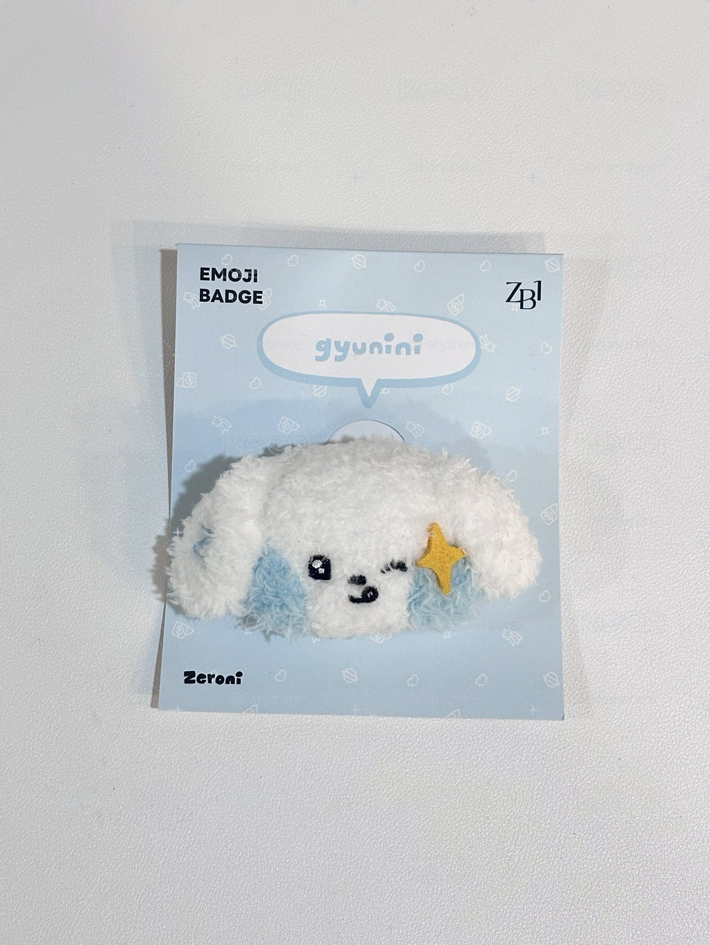 奎毛絨徽章