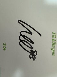 I'LL LIKE YOU 美版親簽 明信片 