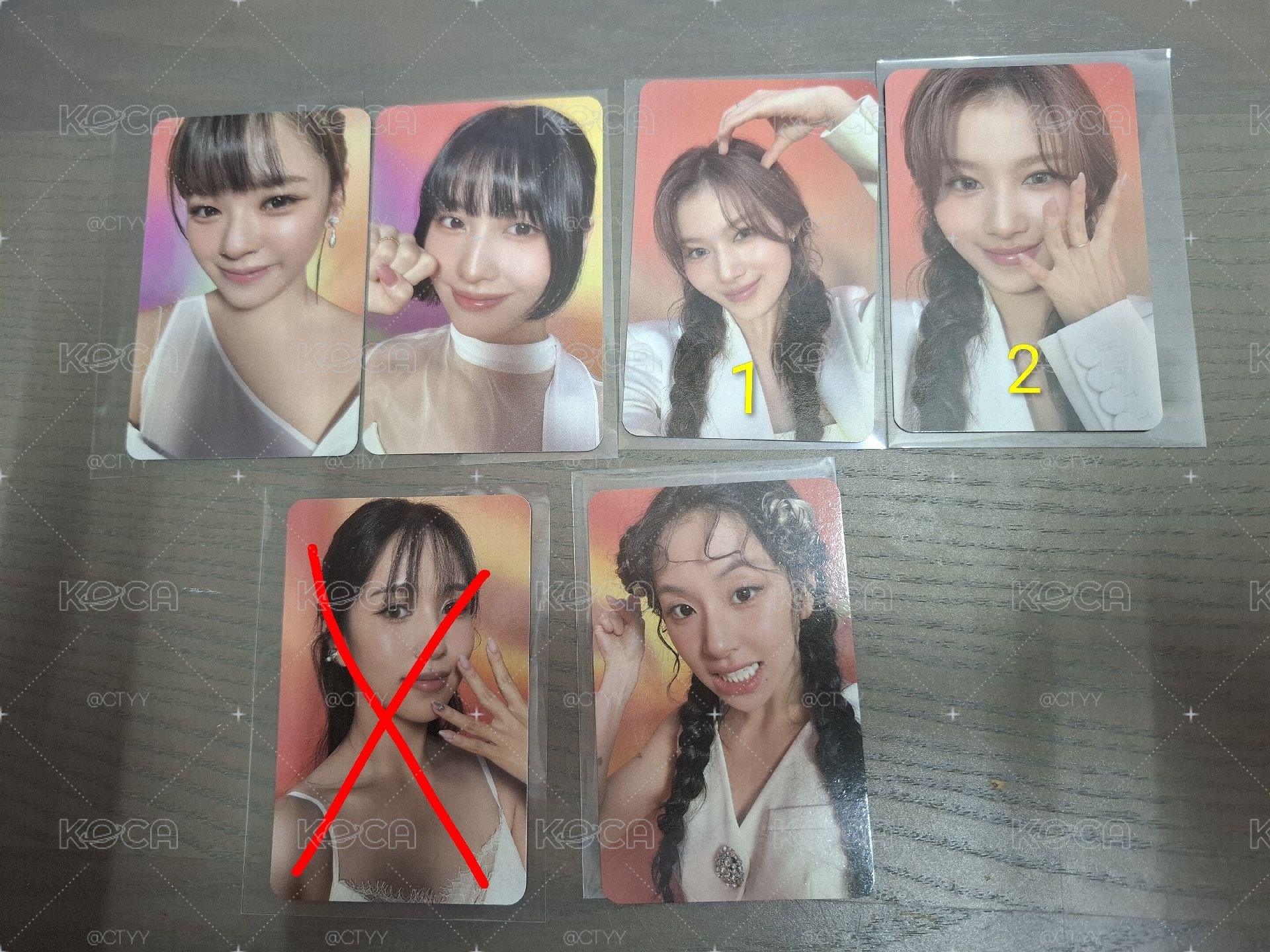 TWICE 迷13專輯小卡