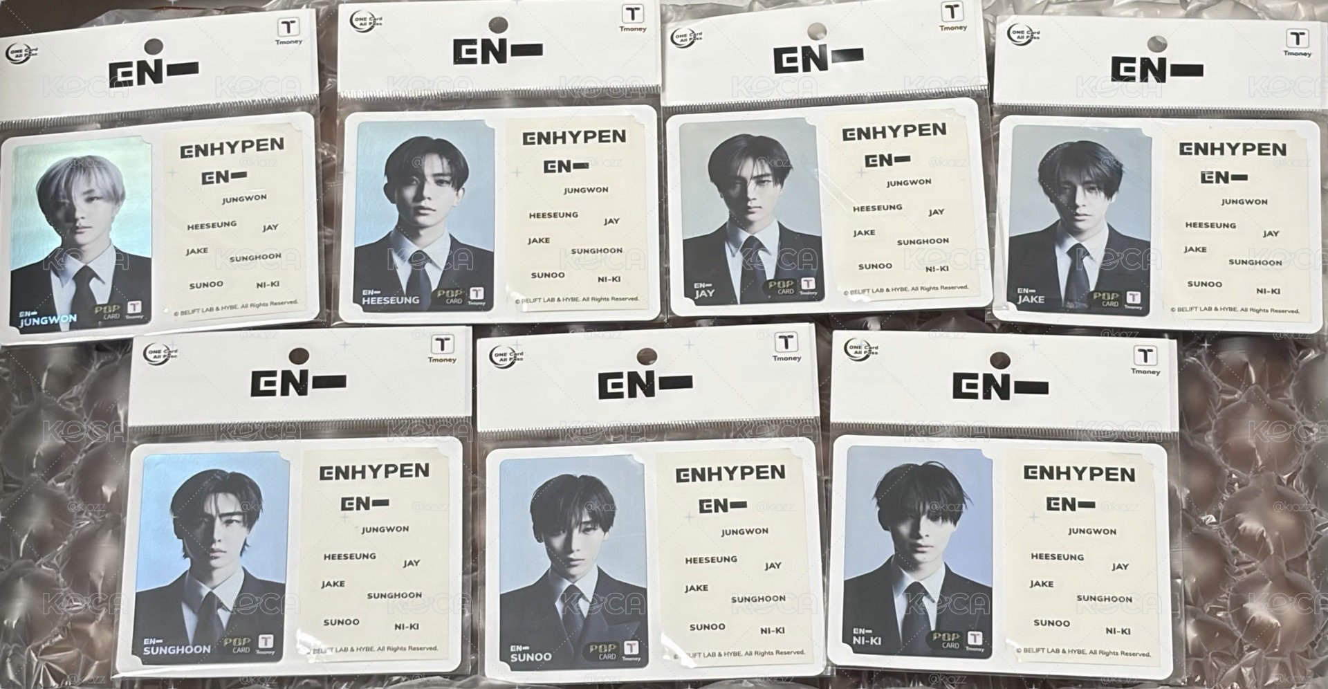 ENHYPEN TMONEY 交通卡