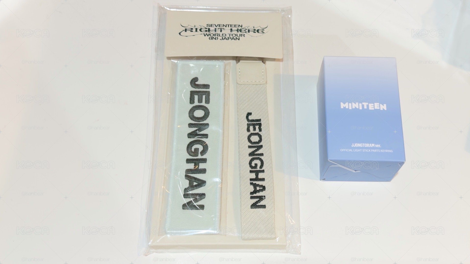 RIGHT HERE漢姓名布章+MINITEEN漢手燈替換芯鑰匙圈